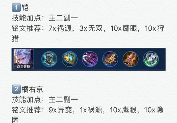 王者荣耀铭文出装攻略（打造最强战队，了解铭文出装的关键）